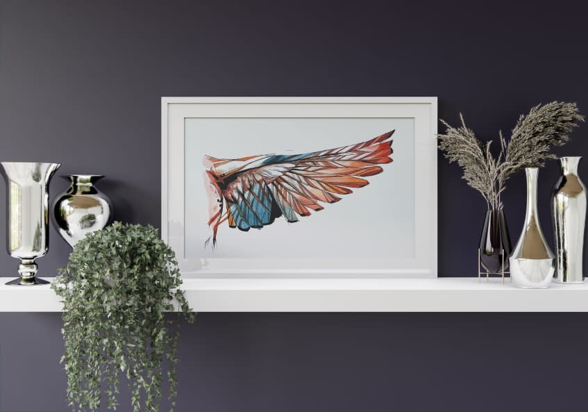 Photo 1 de l'œuvre "house sparrow wing" par Rémy Sant sur art24