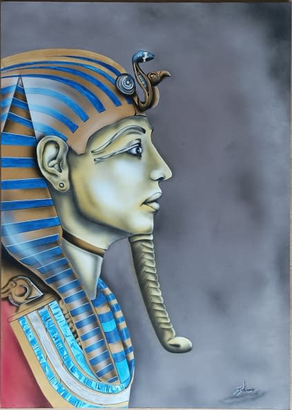 Foto 1 des Kunstwerks "Tutanchamun" von JMH color Rock's auf art24
