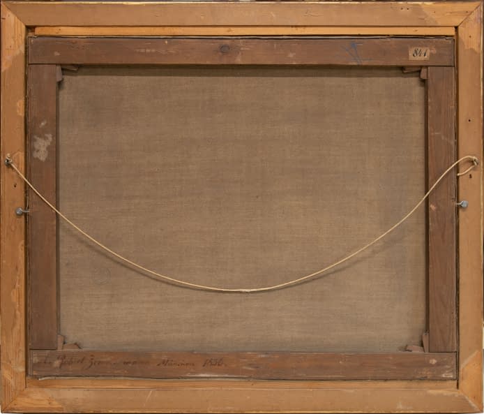 Image 1 of the artwork "Bäuerliche Landschaft vor München" by Robert August Zimmermann on art24