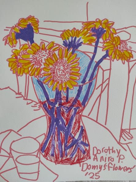 Photo 1 de l'œuvre "Domy's flowers" par Dorothy Aniro P. sur art24