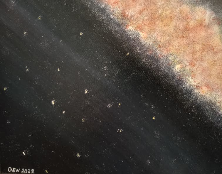 Photo 1 de l'œuvre "Galaxy" par Olha Nazarenko sur art24