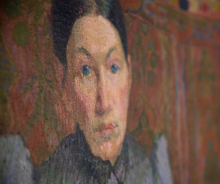Foto 1 des Kunstwerks "Bildnis Emilie Amiet-Baer" von Cuno Amiet auf art24