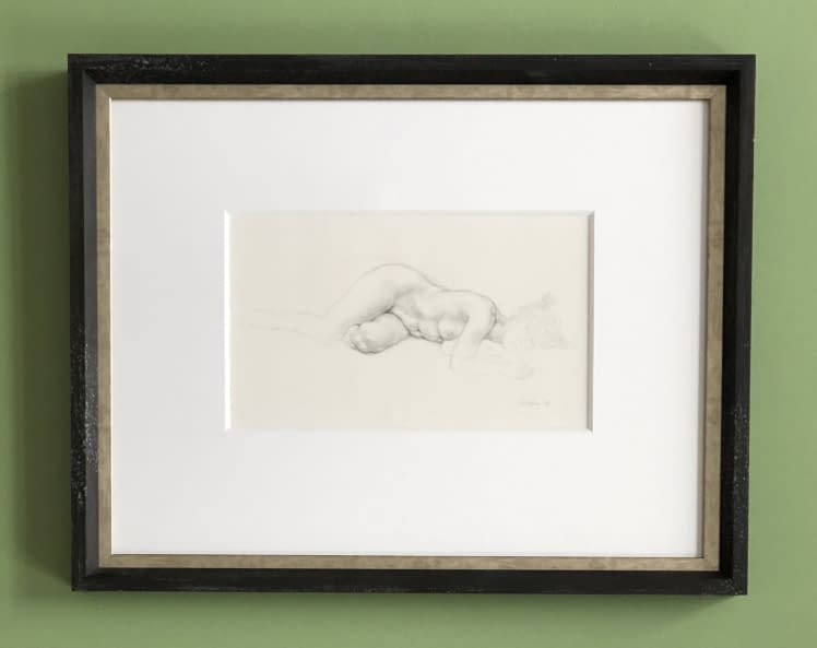 Image 1 of the artwork "Fekvő Akt/Liegender Akt" by Ruttkay Sándor on art24