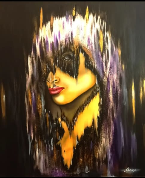 Photo 1 de l'œuvre ""self veiled"" par JMH color Rock's sur art24