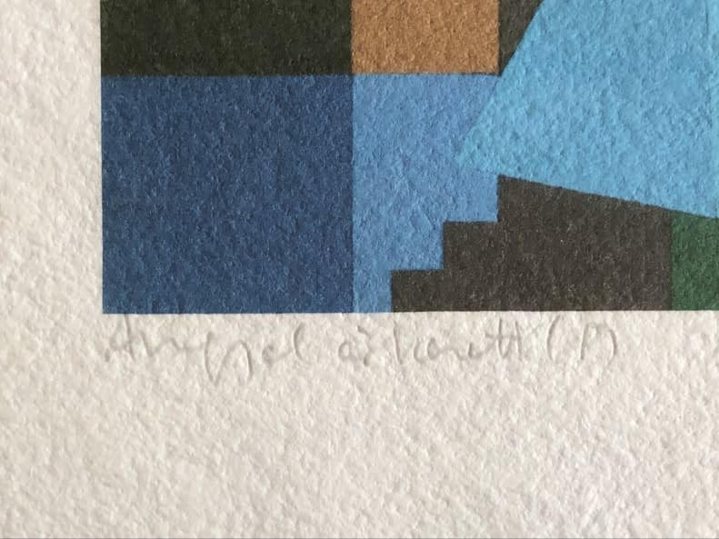 Image 1 of the artwork "Angyal érkezett (P) 8/16 /Der Engel ist angekommen (P) 8/16" by János Aknay on art24