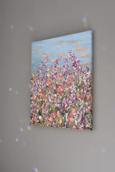 Photo 1 de l'œuvre "Goldene Blüten im Sonnenlicht" par Julia Dorofeeva sur art24