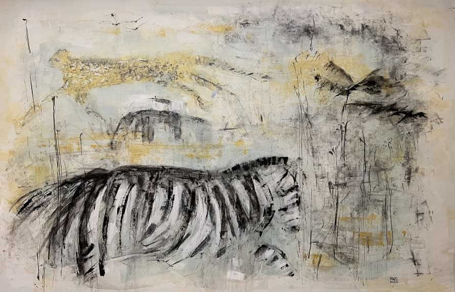 Foto 1 des Kunstwerks "Zebra" von Rita Kohmann auf art24