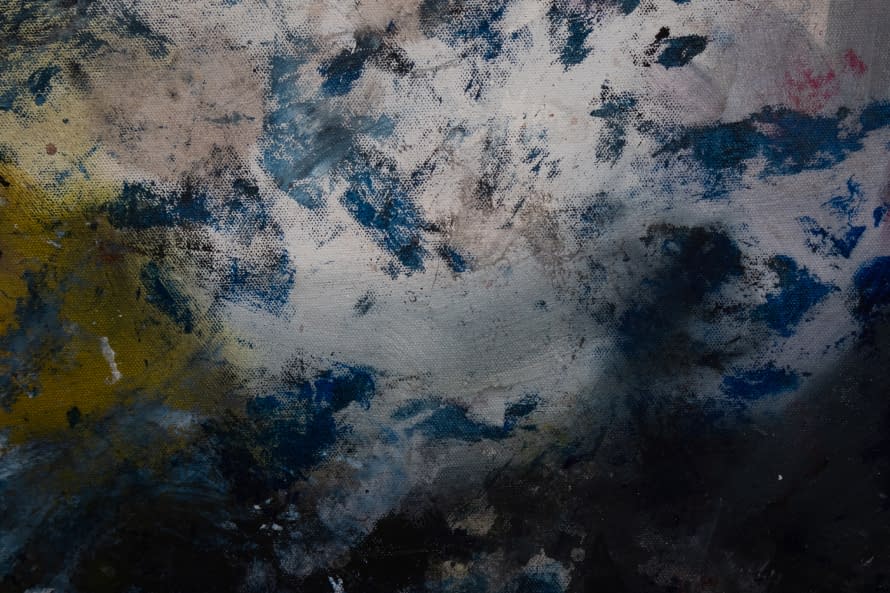 Foto 1 des Kunstwerks "Abstrakte Malerei Black 100x70cm" von EliaOmen auf art24