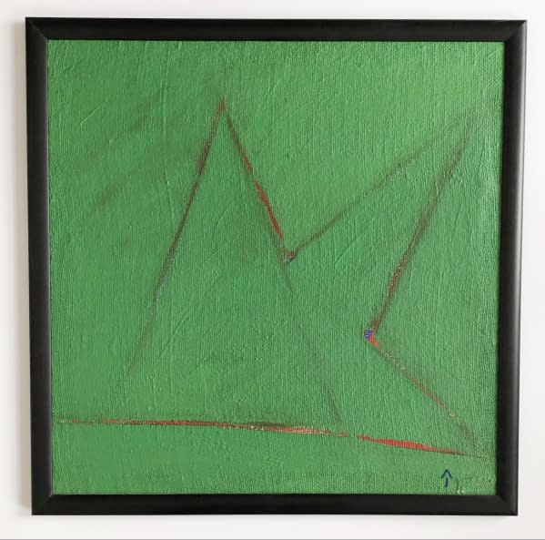 Image 1 of the artwork "Zöld Angyal/Grüner Engel" by János Aknay on art24
