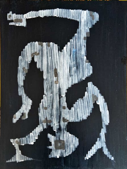 Image 1 of the artwork "pajacuje koleżka pewnie coś go trapi" by Jacek Typa on art24