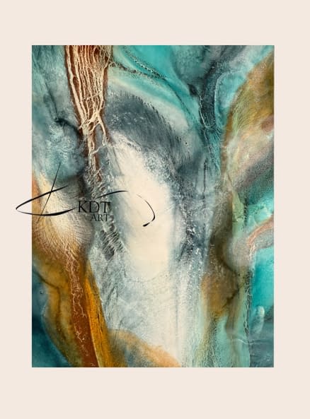 Foto 1 des Kunstwerks "Awakening" von KDT art Beyond canvas - art that speaks to you auf art24
