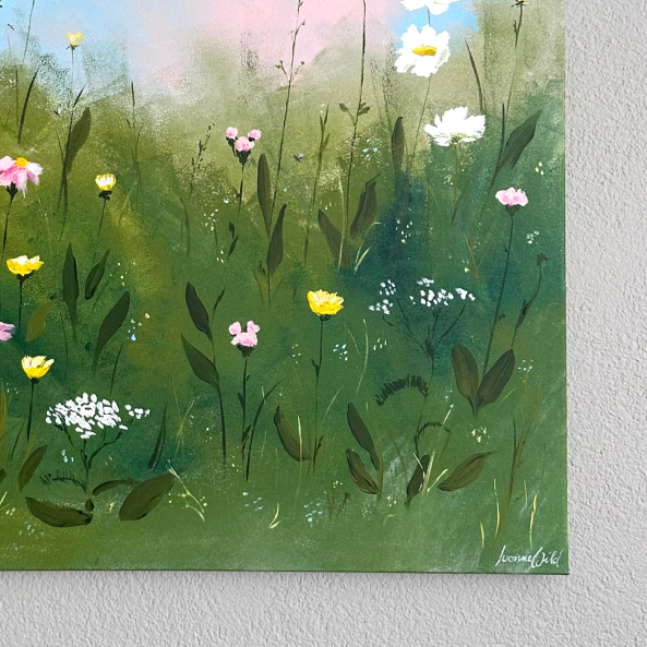 Photo 1 de l'œuvre "Wiese und Abendsonne" par Ivonne Wild sur art24