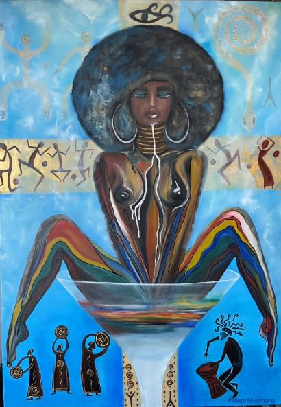Image 1 of the artwork "Schoko Martini" by Violeta Muschong on art24
