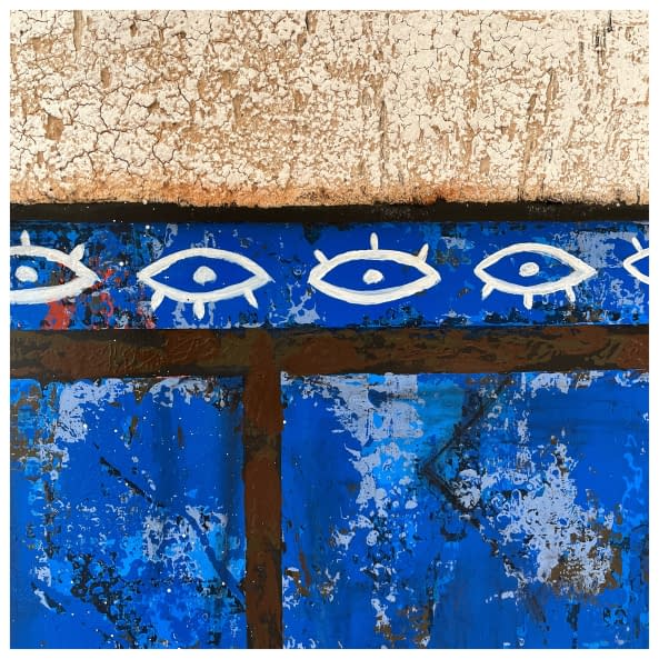 Image 1 of the artwork "Küchenfliesen Blau" by Dominik Schlumpf on art24