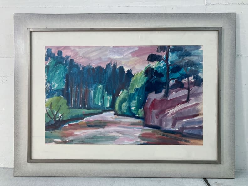 Foto 1 des Kunstwerks "abstrakte Landschaft" von Bibiana Knechtlová-Paulová auf art24