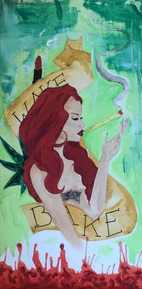 Foto 1 des Kunstwerks "Wake & bake RIRI" von Midia auf art24