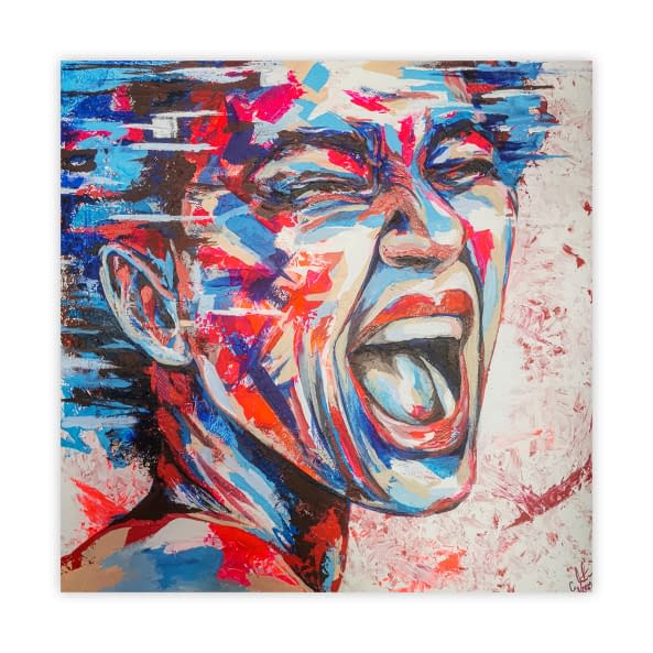 Image 1 of the artwork "Der Schrei" by carographic by Carolyn Mielke on art24