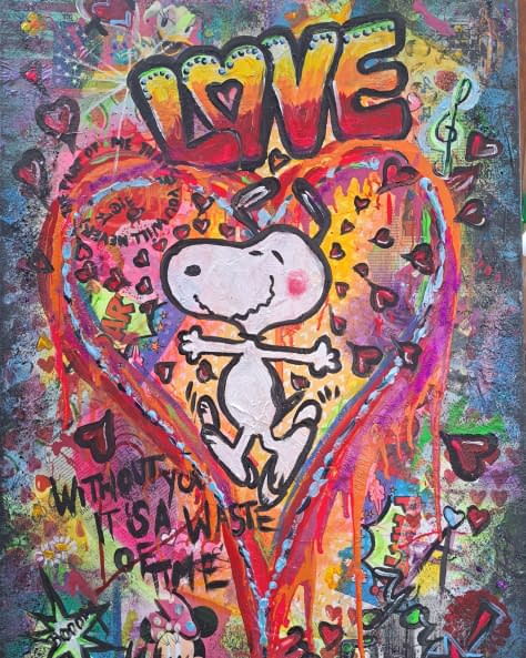 Foto 1 des Kunstwerks "Love is in the Air 2" von Martina Marten auf art24