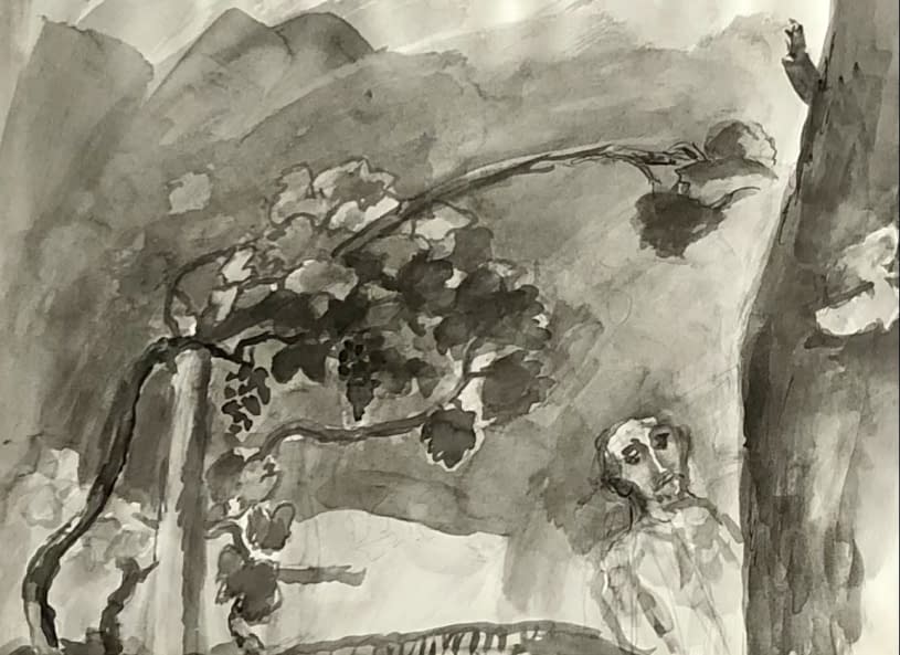Image 1 of the artwork "Lugasban/Das Boskett" by János Giczy on art24