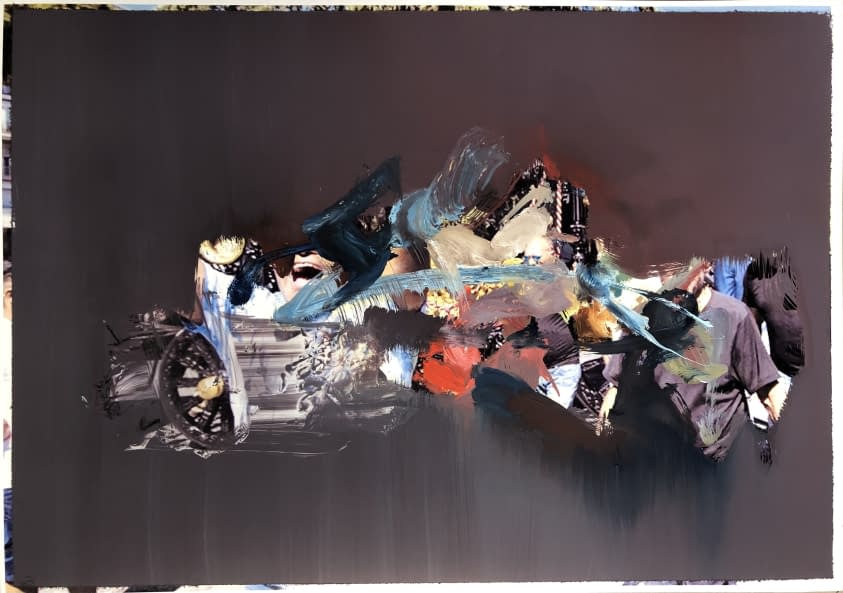 Foto 1 des Kunstwerks "Sunrise Plastic Islands 2023" von Paul Jelinek auf art24