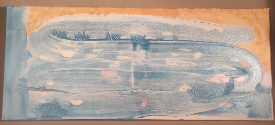 Foto 1 des Kunstwerks "Wasserspiel (Unikat)" von FLART Kunst auf art24