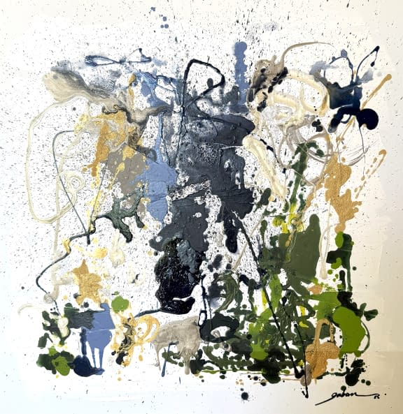 Image 1 of the artwork "RACINES DU TUMULTE (période "CONVERGENCE")" by GABAN on art24