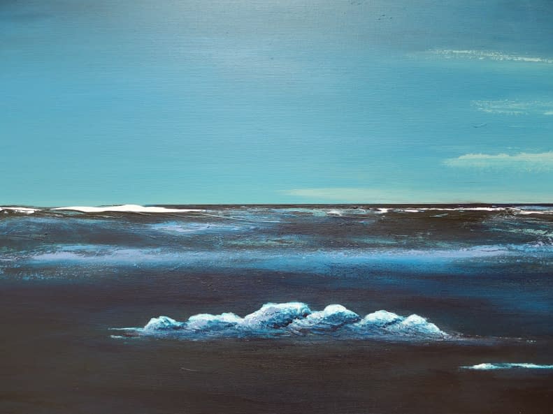 Image 1 of the artwork "Stürmische Klarheit" by Stefanie Theiler ART on art24