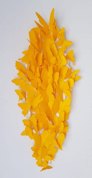 Image 1 of the artwork "Yellow Butterflies" by Daria Startseva on art24