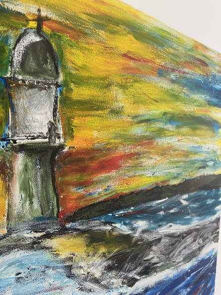 Image 1 of the artwork "Leuchtturm in Sturm" by Tiefsinnbilder on art24