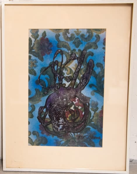 Image 1 of the artwork "Komposition auf Tapete" by Ettore Della Savina on art24