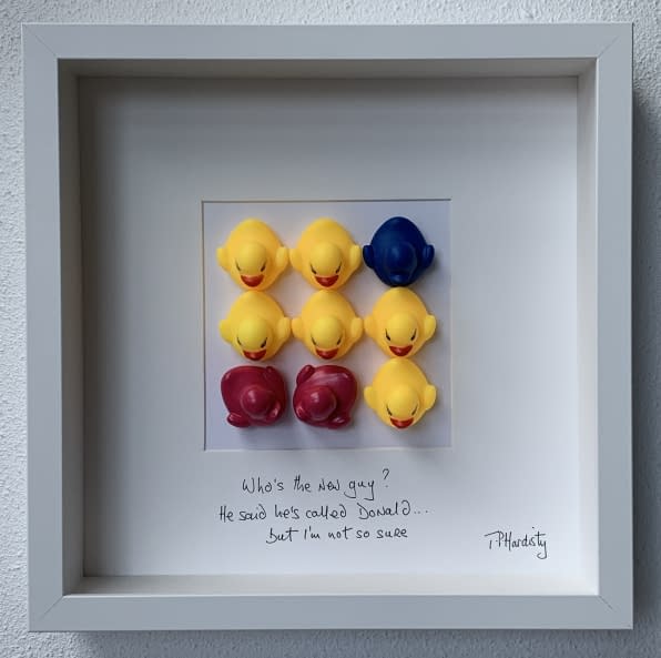 Foto 1 des Kunstwerks "Who's the new guy? He said he's called Donald .. but I'm not so sure" von T P Hardisty auf art24