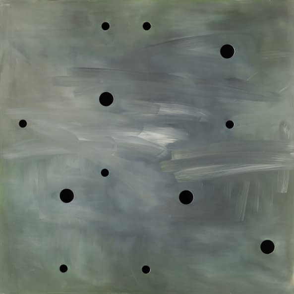 Foto 1 des Kunstwerks "ohne Titel (Lochbild)" von Max Bühlmann auf art24