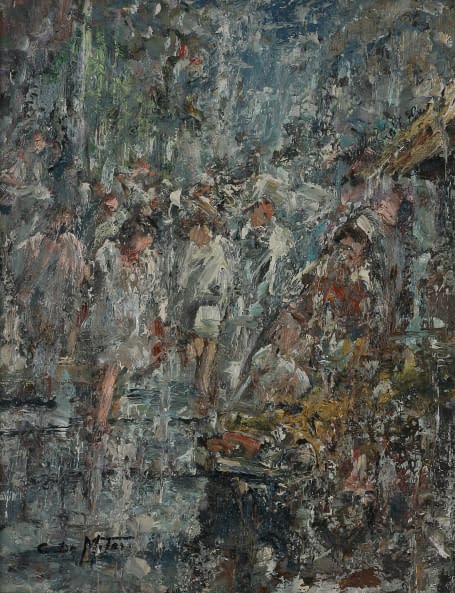 Image 1 of the artwork "La gente (dt. Leute)" by Cosimo de Mitrii on art24