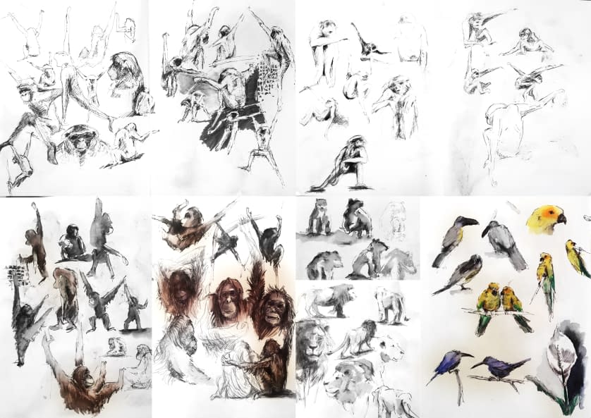 Image 1 of the artwork "Tierisches" by Thomas van der Heide on art24