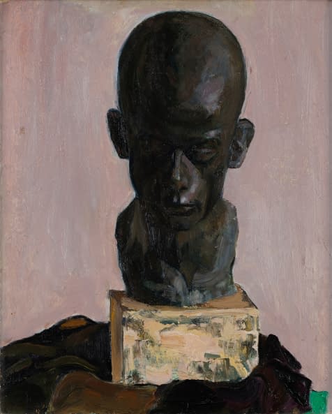 Image 1 of the artwork "Kopfstudie" by Rudolf Häsler on art24