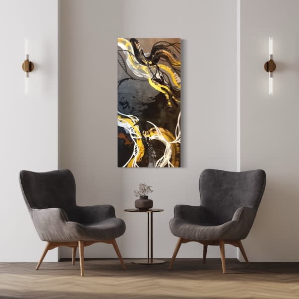 Foto 1 des Kunstwerks "YIN & YANG" von SoulART LINDAbstrakt auf art24