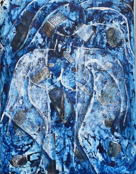 Foto 1 des Kunstwerks "Verschleierungen" von Christa Baisch auf art24