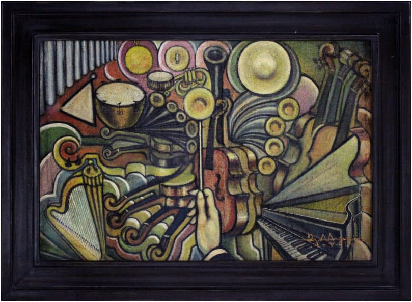 Image 1 of the artwork "Instrumenten-Orchester" by Antonio Argudín on art24