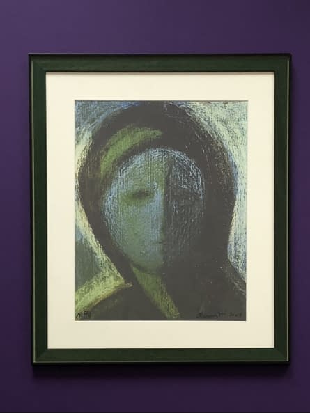 Image 1 of the artwork "Kék-Zöld Angyal (P) EA 1/1 / Blau-grüner Engel (P) EA 1/1" by János Aknay on art24