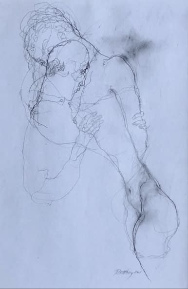 Image 1 of the artwork "Akt Rajz II./ Akt Zeichnung II." by Ruttkay Sándor on art24