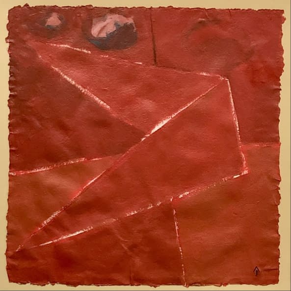 Foto 1 des Kunstwerks "Vörös ruhás angyal/ Engel im weiroten Kleid" von János Aknay auf art24