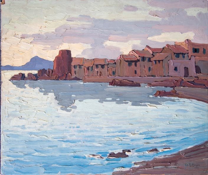 Foto 1 des Kunstwerks "Erbalunga Corse (dt. Erbalunga Korsika)" von Ch. A. Mangin auf art24