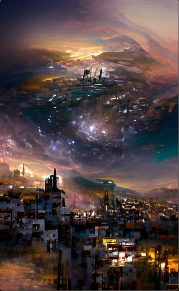 Foto 1 des Kunstwerks "Citydream" von Ikarus auf art24