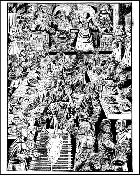 Image 1 of the artwork "the banquet" by Jose Diaz on art24