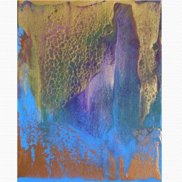 Image 1 of the artwork "Metallic Cave" by Lys Li Fantasy on art24