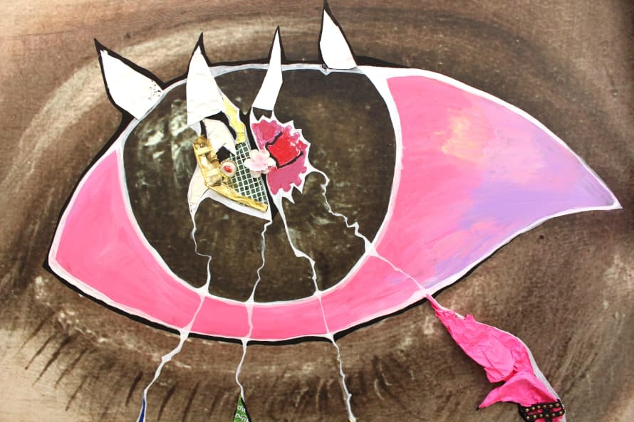 Image 1 of the artwork "Spektrum (Blickgewitter) (2022)" by Verena Kandler on art24