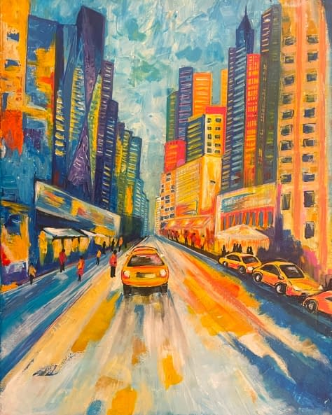 Photo 1 de l'œuvre "New York taxi" par MeGo sur art24