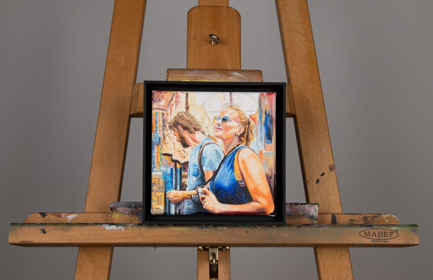 Image 1 of the artwork "Bazar Besuch" by Christoph Bolt on art24