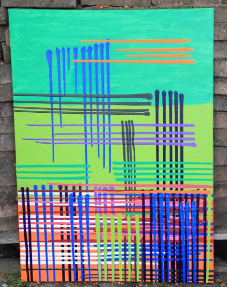 Foto 1 des Kunstwerks "Streched Lines" von Viktoria Kovatcheva auf art24