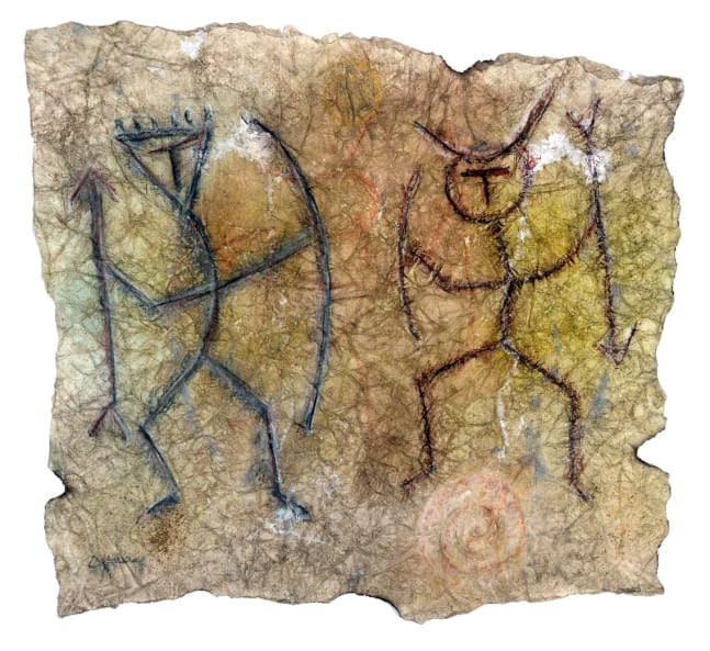 Image 1 of the artwork "Gli sciamani" by Andrea Benetti on art24